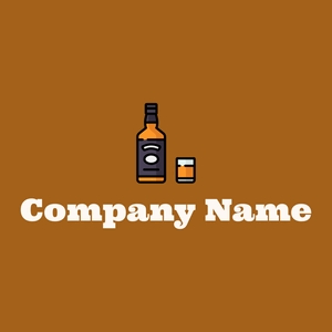 Whiskey on a Golden Brown background - Essen & Trinken