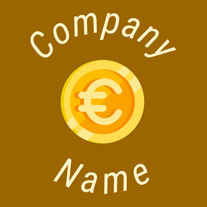 Euro logo on a Olive background - Affari & Consulenza