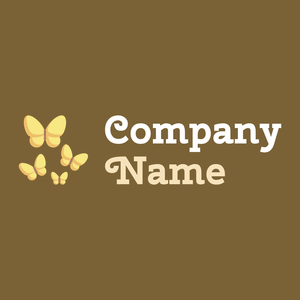Sweet Corn Butterflies on a Shingle Fawn background - Animales & Animales de compañía