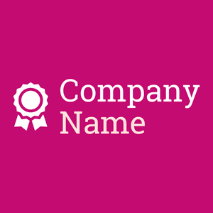 Medal on a Medium Violet Red background - Abstrait