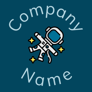 Astronaut logo on a Sherpa Blue background - Tecnología