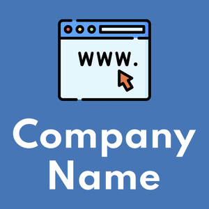 Domain on a Steel Blue background - Technologie