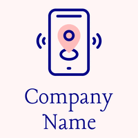 Phone logo on a Snow background - Domaine des communications