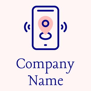 Phone logo on a Snow background - Domaine des communications