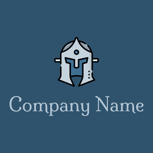 Spartan logo on a Blumine background - Política