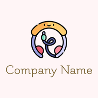 Black headphone on a Snow background - Computadora