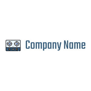 Gas stove logo on a White background - Alimentos & Bebidas