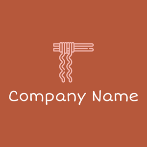 Instant noodles logo on a Orange Roughy background - Cibo & Bevande