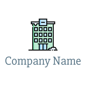Hotel and snow logo on a white background - Viajes & Hoteles