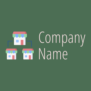 Franchise logo on a Como background - Handel & Beratung