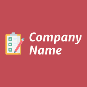 Checklist logo on a Fuzzy Wuzzy Brown background - Empresa & Consultantes