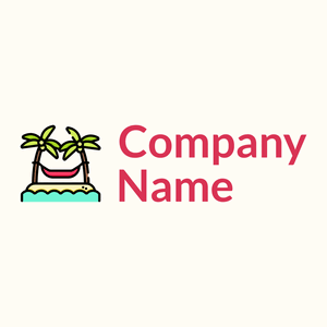 Hammocks logo on a Floral White background - Reise & Hotel