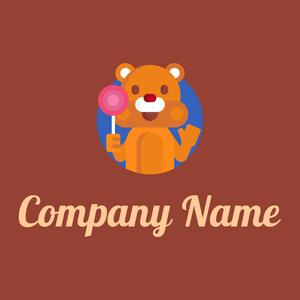 Bear on a Thunderbird background - Dieren/huisdieren