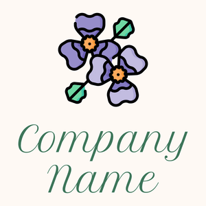 Violet logo on a Seashell background - Milieu & Ecologie