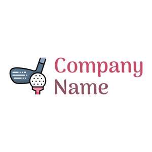 Golfing on a White background - Sport