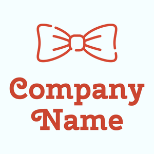 Bowtie logo on a Azure background - Moda & Belleza