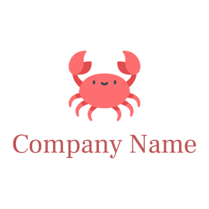 Crab logo on a White background - Abstrakt