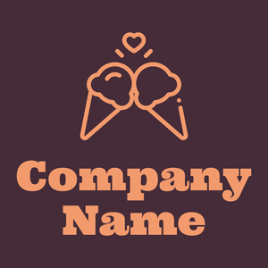 Ice cream logo on a Barossa background - Nourriture & Boisson