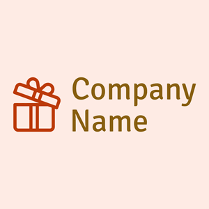 Gift box on a Misty Rose background - Abstrakt
