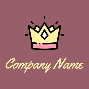Crown logo on a Mauve Taupe background - Mode & Beauté