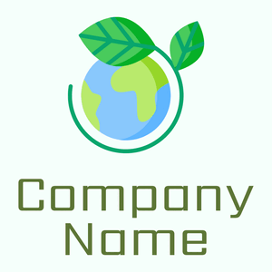 Planet earth on a Mint Cream background - Meio ambiente