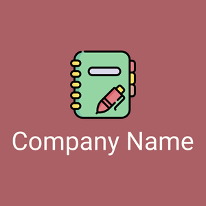 Notebook logo on a Coral Tree background - Abstrakt