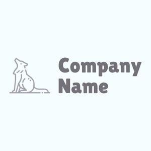 Wolf logo on a Azure background - Animaux & Animaux de compagnie