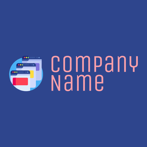 Browser on a Fun Blue background - Technologie
