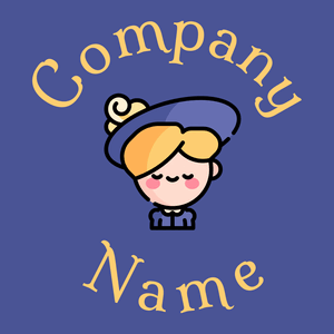 Woman logo on a Governor Bay background - Abstrait