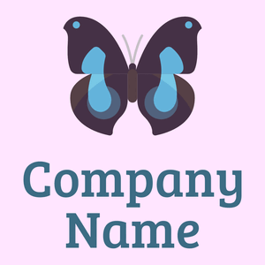 Voodoo Butterfly on a Lavender Blush background - Animali & Cuccioli