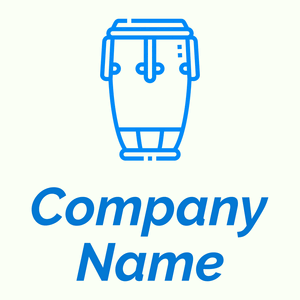 Conga drum logo on a white background - Communauté & Non-profit