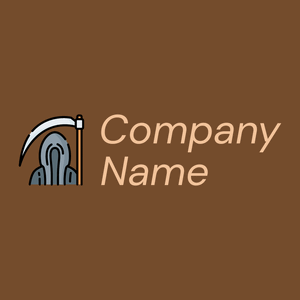Grim reaper logo on a Bull Shot background - Abstracto