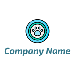 Paw logo on a White background - Animaux & Animaux de compagnie