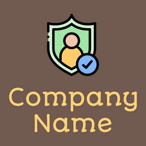 Privacy shield logo on a brown background - Negócios & Consultoria