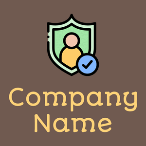 Privacy shield logo on a brown background - Empresa & Consultantes