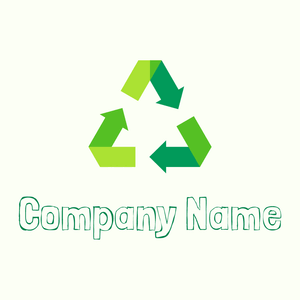 Recycle logo on a Ivory background - Environnement & Écologie