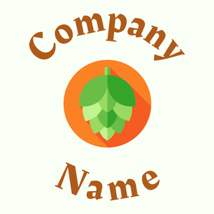 Hop logo on a Ivory background - Agricoltura