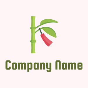 Bamboo logo on a Snow background - Medio ambiente & Ecología
