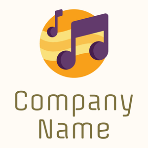 Music notes on a Floral White background - Arte & Intrattenimento
