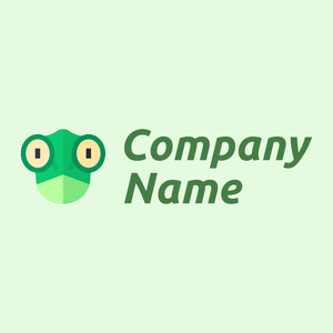 Iguana logo on a Snow Flurry background - Animales & Animales de compañía