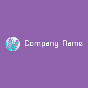Lavender logo on a Ce Soir background - Blumen
