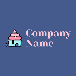 Frozen yogurt logo on a San Marino background - Essen & Trinken
