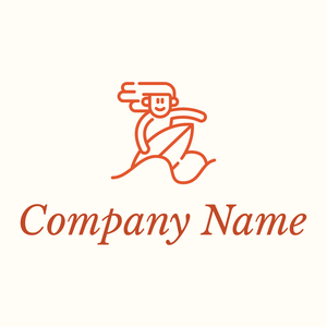 Surfer logo on a Floral White background - Communauté & Non-profit