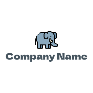 Elephant logo on a White background - Animali & Cuccioli