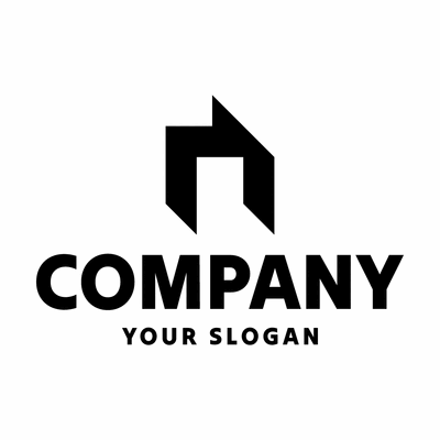 abstract box shape logo - Negócios & Consultoria
