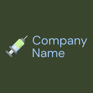 Injection logo on a Seaweed background - Medizin & Pharmazeutik