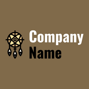 Dreamcatcher logo on a Shadow background - Abstrakt