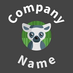 Lemur logo on a Charcoal background - Reise & Hotel