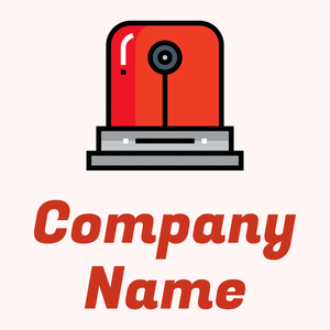 Alarm logo on a Snow background - Seguridad