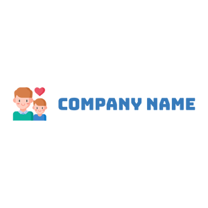Fatherhood logo on a White background - Abstrato